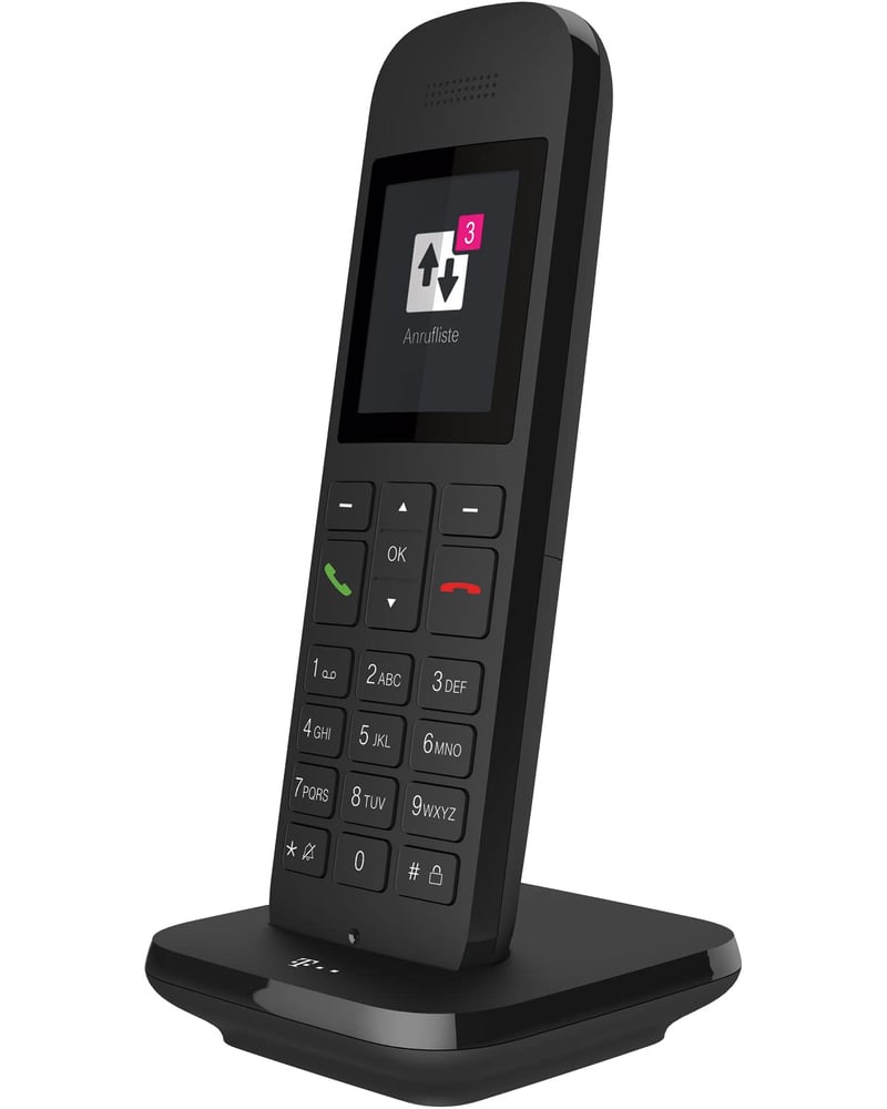 Bezdrôtový telefón Telekom Speedphone 12 – čierny