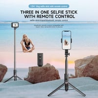 TELESIN 130cm Selfie Bot Állvány Bluetooth Távirányítóval, 3-in-1 Alumínium Szelfibot GoPro Hero 11/10/9/8 Mobil Telefon Akciókamerához 2
