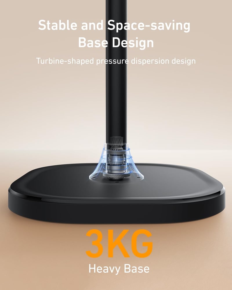 TELESIN 150 cm-es mágneses tablet és telefon állvány, stabil alappal
