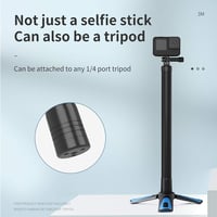 TELESIN Ultra Hosszú Kihúzható Karbon Szelfi Bot 300cm GoPro Hero 10/9/8/7 Akciókamerához Könnyű Állvány 4