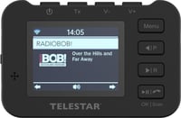 TELESTAR TOP CAR 2 DAB+ adaptér pre autorádio – čierny | FM transmitter, Bluetooth, hands-free, farebný displej, microSD, Line-Out, batéria 2