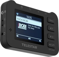 TELESTAR TOP CAR 2 DAB+ adaptér pre autorádio – čierny | FM transmitter, Bluetooth, hands-free, farebný displej, microSD, Line-Out, batéria 1