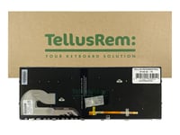 TellusRem francuska tipkovnica s pozadinskim osvjetljenjem za HP 840 G5/G6, 745 G5/G6, ZBook 14u G5/G6 laptope - Obnovljena, ekološki prihvatljiva 2