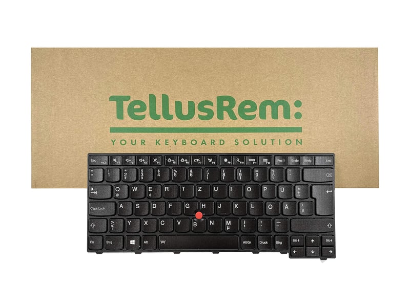 TellusRem Njemačka Tipkovnica s Pozadinskim Osvjetljenjem za Prijenosna računala Lenovo ThinkPad T460s T470s - Tipkovnica za Jednostavnu Zamjenu