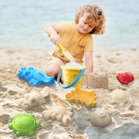 TEMI 3 Szintes Vízi Játékasztal Gyerekeknek - Homok és Víz Játék Kültéri Szenzoros Fejlesztő Játék 3-12 Éves Korig - Kerti és Strand Játék N 7