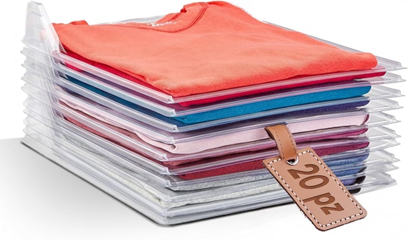 TEMPO DI SALDI 10 db Összecsukható Fiók Rendszerező T-Shirt Szervező Szett - 20 pezzi