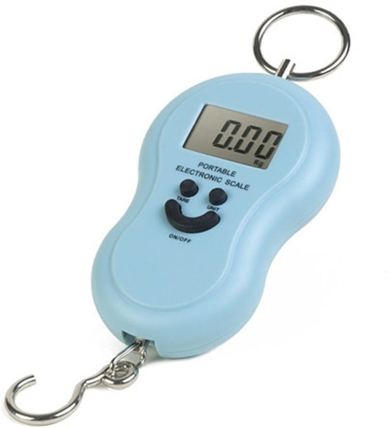 Tempo di saldi 40 kg digitális hordozható bőröndmérleg horoggyel