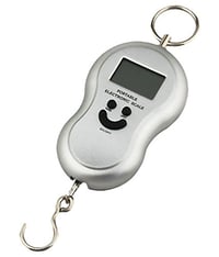 Tempo di saldi 40 kg digitális hordozható bőröndmérleg horoggyel 4