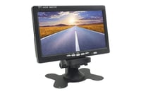 Monitor auto LCD Tempo di Saldi de 7 inchi cu telecomandă, 2 intrări AV, pentru supraveghere video 3