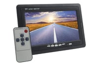 Monitor auto LCD Tempo di Saldi de 7 inchi cu telecomandă, 2 intrări AV, pentru supraveghere video 1