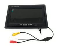 Monitor auto LCD Tempo di Saldi de 7 inchi cu telecomandă, 2 intrări AV, pentru supraveghere video 6