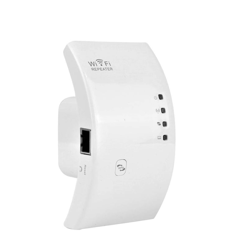 Tempo di Saldi Bezdrôtový N WiFi zosilňovač signálu s LAN sieťovým portom a funkciou WPS, WiFi extender na zvýšenie dosahu