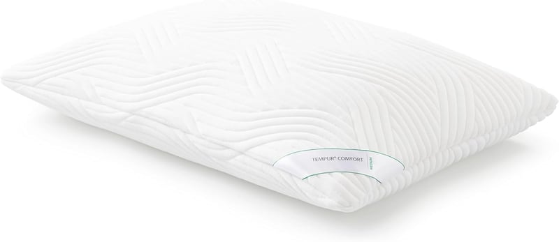 Vankúš z pamäťovej peny TEMPUR Comfort Firm, klasický tradičný vankúš pre všetky polohy spánku, pevný pocit pri ležaní, prateľný poťah, Oeko-Tex,