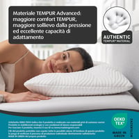 TEMPUR Comfort Medium 40x80 cm Memóriahabos Párna Minden Pozícióhoz 5