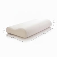 Ergonomický vankúš z pamäťovej peny TEMPUR Original, stredne tvrdý, pre spánok na boku a na chrbte, s prateľným poťahom, stredná veľkosť (61 x 31 x 2