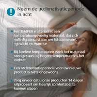 TEMPUR Original memóriahabos ergonomikus nyakpárna oldal- és hátfekvőkhöz S méret 6