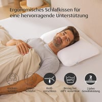 TEMPUR Symphony ergonomikus nyakpárna hátoldali és oldalsó alváshoz - large (63 x 43 x 14 cm)-single 3