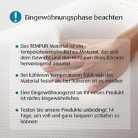 Ergonomický vankúš na podporu krčnej chrbtice TEMPUR Symphony pre ľudí spiacich na chrbte a na boku 6
