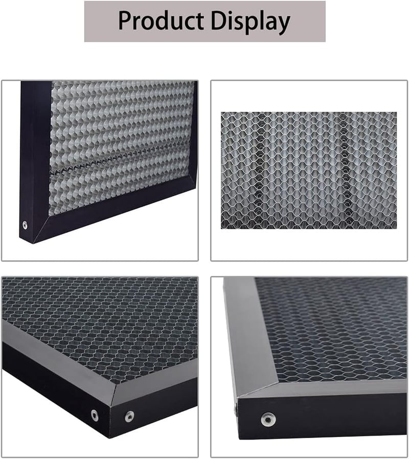 TEN-HIGH Méhsejt Lézervágó Asztal 500x300mm Alumínium Lemezzel