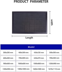 TEN-HIGH Méhsejt Lézervágó Asztal 500x300mm Alumínium Lemezzel 3