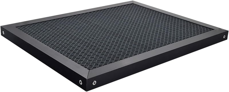 TEN-HIGH Méhsejt Lézervágó Asztal 500x300mm Alumínium Lemezzel