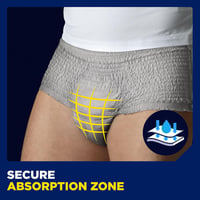 TENA Mens Active Fit nagy méretű inkontinencia nadrág 7