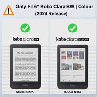 Tenké puzdro s funkciou Auto Sleep/Wake pre čítačky elektronických kníh Tolino Shine Color/Shine 5/Shine 4 a Kobo Clara Colour/BW/2E, modré 2