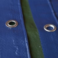 Prelată TENAX Cover All cu capse metalice, 4x6 m, verde-albastru, 90 g/m², impermeabilă și rezistentă la rupere, pentru protecția lemnului, mobilierului de grădină, mașinilor, piscinelor, bărcilor și pentru camping 2