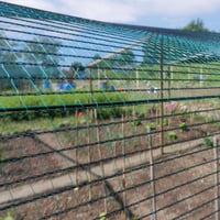 Plasă de protecție antigrindină TENAX Defender 6x10 m, verde, pentru protecția livezilor și plantațiilor, plasă țesută din plastic 4
