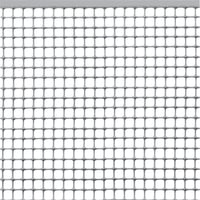 TENAX Quadra 10 srebrna plastična zaštitna mreža četvrtastog otvora za balkone, ograde i rukohvate – 0,50 x 5 m 2