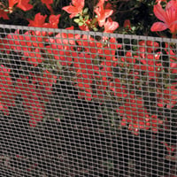 TENAX Quadra 10 srebrna plastična zaštitna mreža četvrtastog otvora za balkone, ograde i rukohvate – 0,50 x 5 m 4
