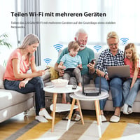 Mobilný WiFi router Tenda 4G03 Pro LTE na SIM kartu, 4G Cat4 150 Mbps, 2,4 GHz 300 Mbps 9