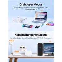 4G LTE Wi-Fi router Tenda 4G07 na SIM kartu, AC1200 Dual Band, biely 4