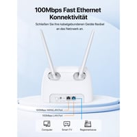 4G LTE Wi-Fi router Tenda 4G07 na SIM kartu, AC1200 Dual Band, biely 2