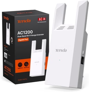 Tenda A18 Pro AC1200 WiFi pojačivač signala s Gigabit LAN-om - pokrivenost od 150 m²