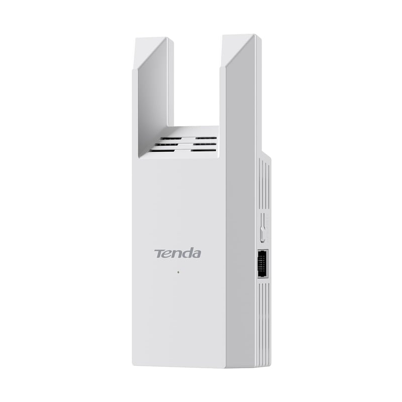 WiFi zosilňovač signálu Tenda A18, dvojpásmový AC1200 Mbit/s (867 Mbit/s 5 GHz + 300 Mbit/s 2,4 GHz), pokrytie 150 m², kompatibilný s FritzBox