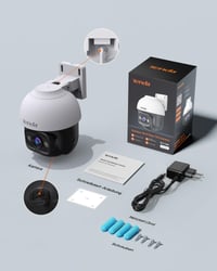 Tenda CH3 3MP WiFi vonkajšia bezpečnostná kamera, 360°, biela, nočné videnie, obojsmerné audio, AI detekcia pohybu, ONVIF, kompatibilná s Alexa 6
