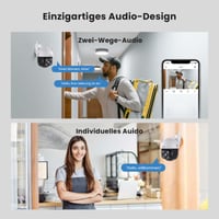 Vonkajšia WiFi bezpečnostná kamera Tenda CH7 2K+ 4MP, farebné nočné videnie, detekcia vozidiel a pohybu, obojsmerný prenos zvuku, svetelný a zvukový alarm, ovládanie cez aplikáciu 6