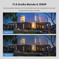 Vonkajšia WiFi IP kamera Tenda CT3 1080P, 30 m plnofarebné nočné videnie, obojsmerný prenos zvuku, detekcia osôb, detekcia pohybu, IP66, podpora SD kariet a cloudové úložisko 4