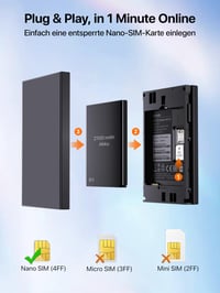 Prenosný WiFi 6 router Tenda MF6 4G LTE – 2100 mAh, Nano SIM, USB-C 6