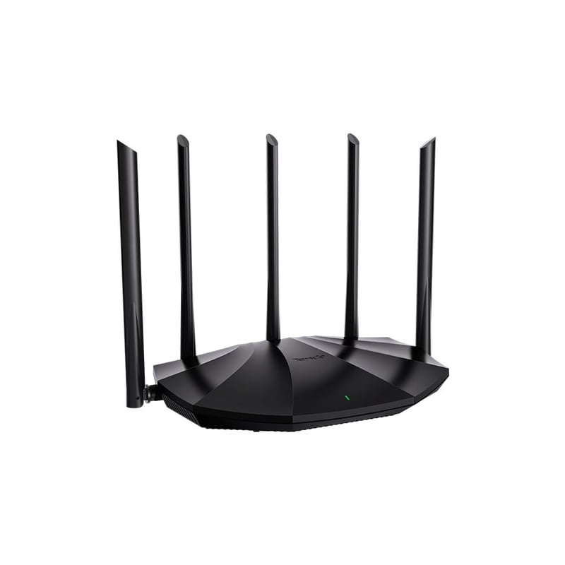 Router WiFi Tenda RX2 Pro AX1500 Dual-Band, 5 antene cu rază lungă de acțiune de 6dBi, porturi Ethernet LAN/WAN, gestionare rețea pentru oaspeți