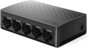 Tenda SG105 5-portni gigabitni preklopnik - crni