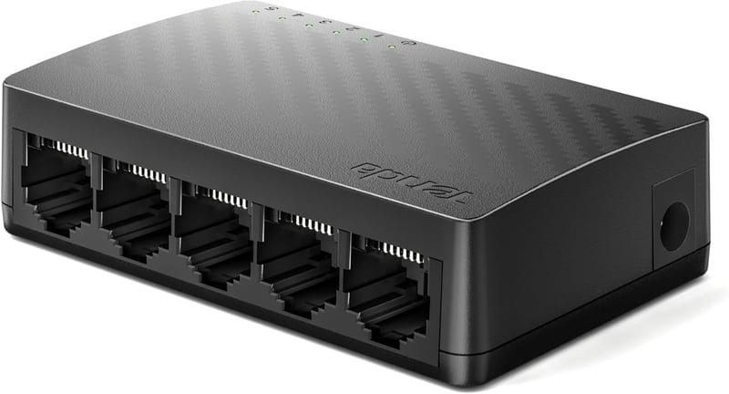 Tenda SG105 5 portos gigabit switch - fekete