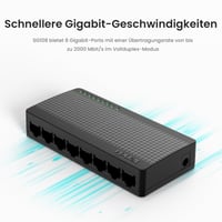 Tenda SG108 8 portos Gigabit switch, Plug & Play, ventilátor nélküli 4