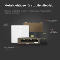 Switch Gigabit Tenda TEG1105PD cu 5 porturi, fără sursă de alimentare, 4x ieșiri PoE, 1x intrare PoE, fără ventilator, Plug and Play 5