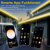 TENDIST LED szalag 15m kültéri meleg-hideg fehér dimmelhető WiFi Alexa 4