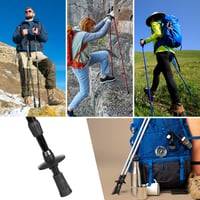 TENTHPEO Capete de cauciuc pentru bețe de Nordic Walking, 18 bucăți – Dopuri antiderapante pentru bețe de trekking, pentru asfalt, pietriș și teren montan, 3 stiluri diferite 7