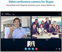 Tenveo 20x Zoom PTZ Konferenciacamera Full HD USB HDMI Webkamera 5