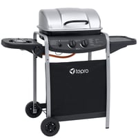 Plynový gril tepro Fremont – 1 dvojitý horák + bočný horák, 7 kW, systém Rost-in-Rost, grilovací rošt 45x34 cm, piezo zapaľovanie, sklápacia polica, 112x52x96,5 cm 7