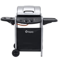Plynový gril tepro Fremont – 1 dvojitý horák + bočný horák, 7 kW, systém Rost-in-Rost, grilovací rošt 45x34 cm, piezo zapaľovanie, sklápacia polica, 112x52x96,5 cm 9